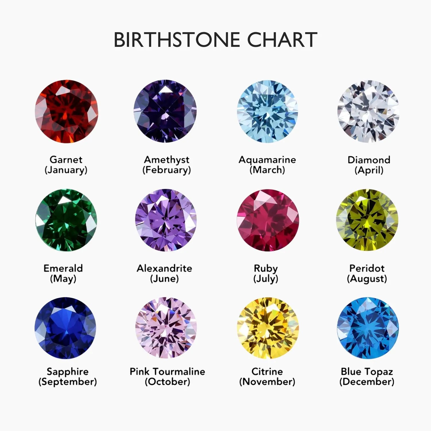 Gold Beaded Birthstone Bracelet