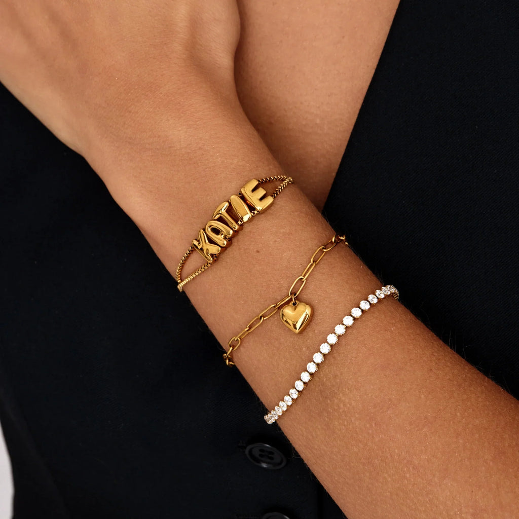 Bubble Name Bracelet
