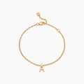 Dainty Initial Charm Bracelet