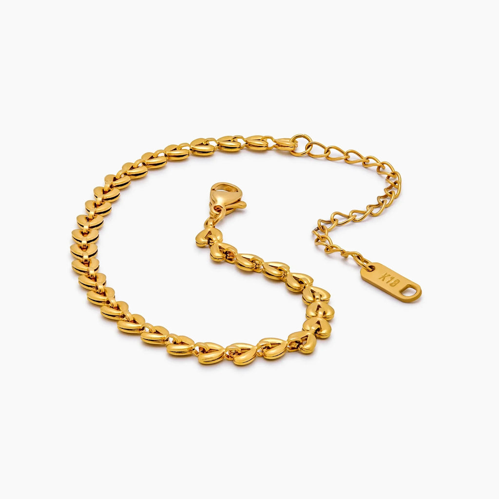Chain Of Hearts Bracelet